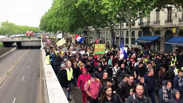 Violent clashes at the national demonstration of yellow vests in Lyon