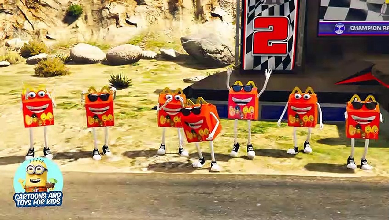 Happy Meal Heroes - Flash Batman Captain America - Lightning Mcqueen Jackson Storm Cruz Ramirez