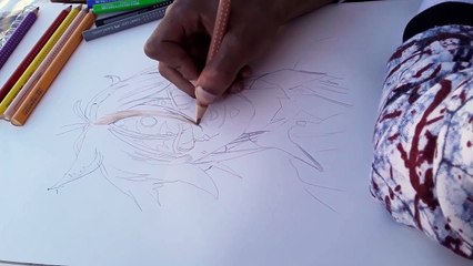 Dessin de héro Meliodas (part 1)