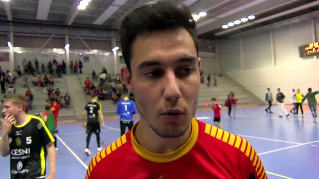 Thomas Dussaud après la défaite de Martigues Handball contre Chambéry