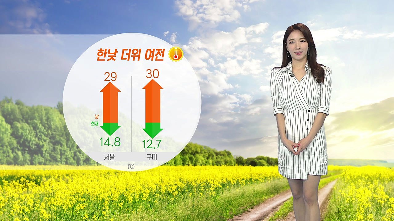 [날씨] 부처님 오신 날 더위 계속...오후 내륙 소나기 / YTN