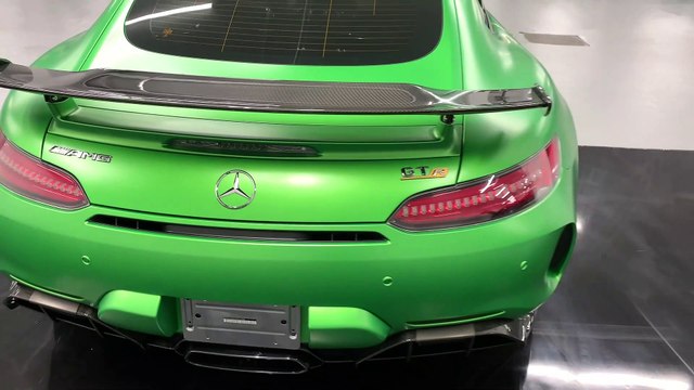 2018 Mercedes AMG GTR Green Hell - Revs + Walkaround 4k
