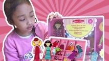MAGNETIC DOLL | Melissa & Doug Magnetic Wooden Dress Up Doll Unboxing