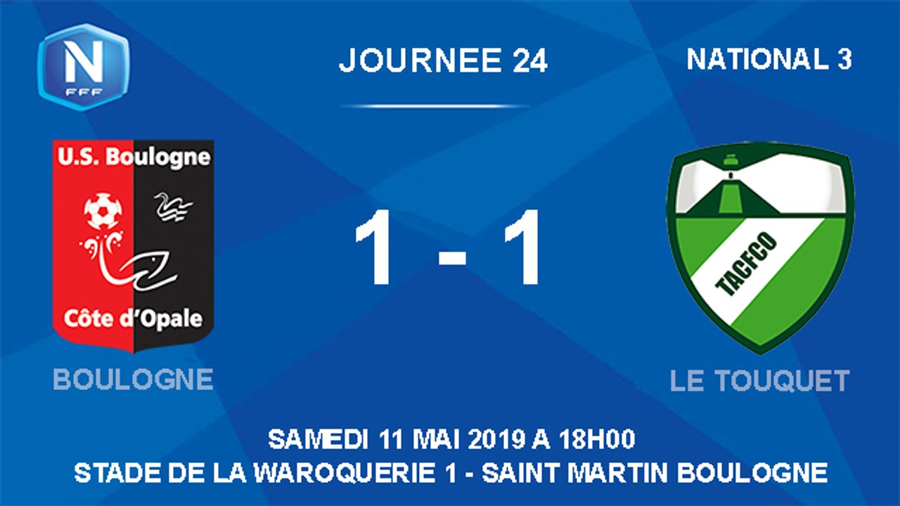 [NATIONAL 3] J 24 Résumé USBCO - Le Touquet