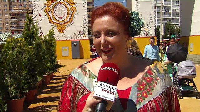 El calor llega a la Feria de Abril de Sevilla