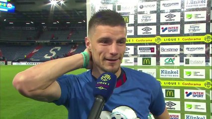 Réaction de Frédéric Guilbert après SMCaen / Stade de Reims