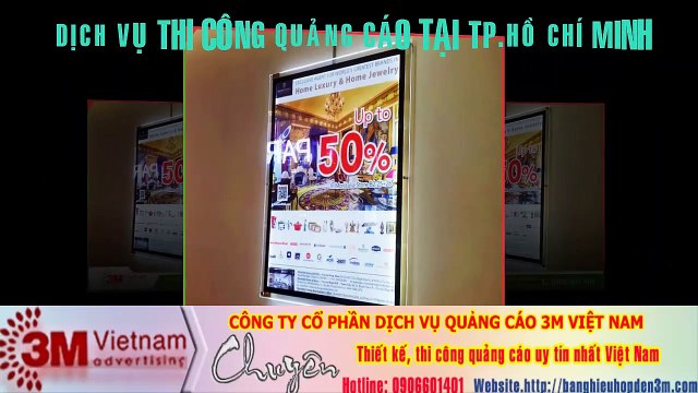 Thi công quảng cáo tại các quận huyện TP.Hồ Chí Minh