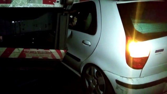 Colisão envolve três veículos na BR-163 em Santa Maria