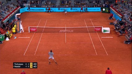 Madrid - Tsitsipas s'offre Nadal et file en finale