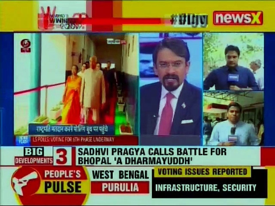 Digvijay Singh Interview after casting vote in Bhopal, Lok Sabha Elections 2019 Phase 6 Voting