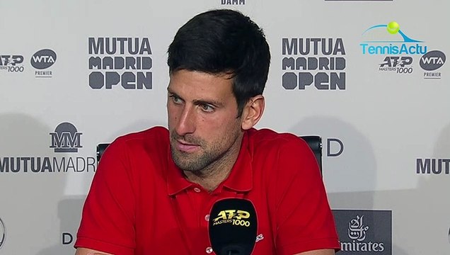 ATP - Masters 1000 Madrid 2019 - Novak Djokovic a su relancer la machine contre Dominic Thiem : Je ne me suis pas énervé