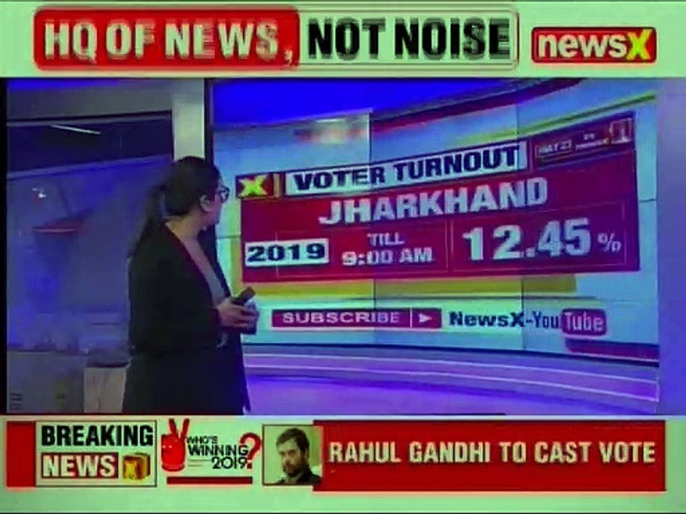 Congress President Rahul Gandhi casts his vote Lok Sabha Elections 2019 Phase 6 voting