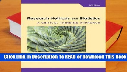 [Read] Research Methods and Statistics: A Critical Thinking Approach  For Trial