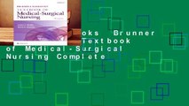 About For Books  Brunner  Suddarth's Textbook of Medical-Surgical Nursing Complete