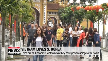 Three out of 4 people in Vietnam say they like South Korea