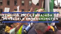 Tensión en la embajada de Venezuela en Washington