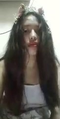 Cewe cantik lagi live