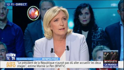 Pour Marine Le Pen (RN), "Emmanuel Macron transforme tout en malaise."