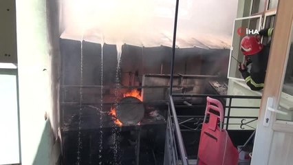 Klimadan Çıkan Yangında Dumanlar Gökyüzünü Kapladı