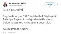DSP adayı İstanbul Büyükşehir Belediyesi seçiminden çekildi