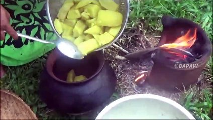 Bio Village Aliments - fruits à Pain petit Déjeuner préparé dans mon Village par ma Maman