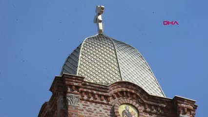 Edirne'de Onarımı Yapılan Bulgar Kilisesi Ayinle Açıldı
