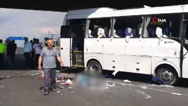 D100'de Feci Kaza! Midibüs ile Ticari Araç Çarpıştı: Ölü ve Yaralılar Var