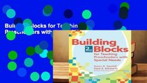 Free Read] Building Blocks for Teaching Preschoolers with Special ...
