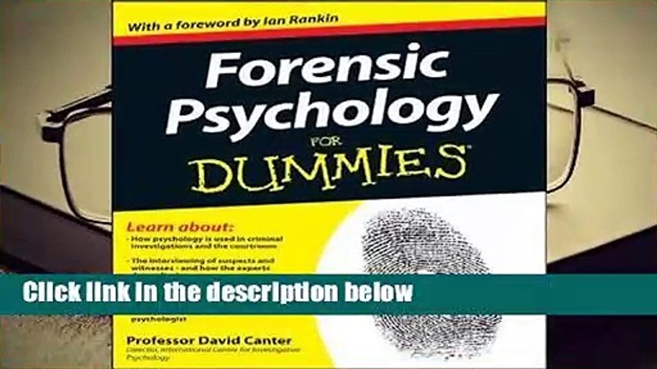 Forensic Psychology for Dummies