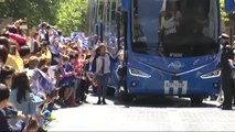 La Real Sociedad celebra su título copero en San Sebastián