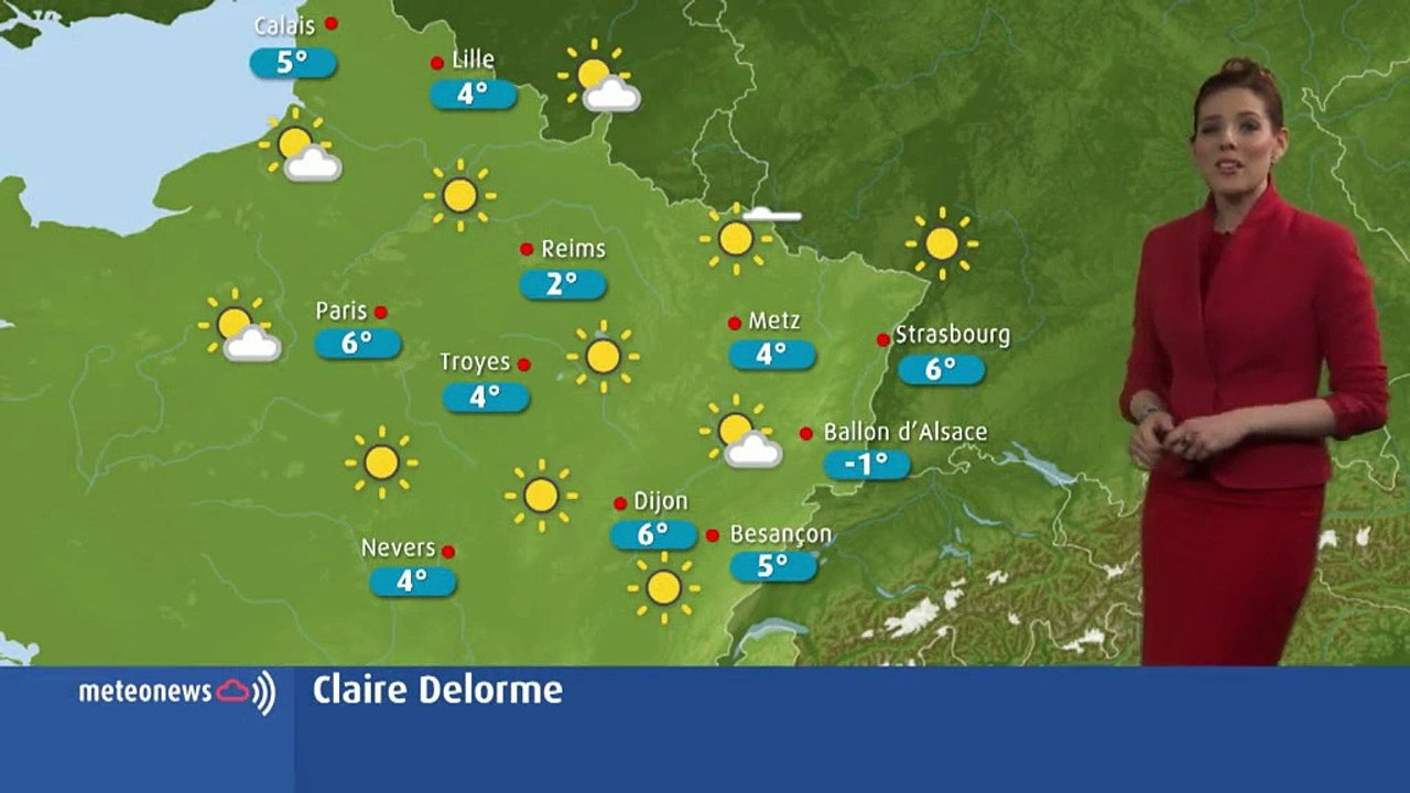 Le temps de ce lundi: frais et ensoleillé