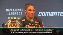 UFC - Andrade pense déjà à un rematch face à Namajunas