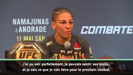 UFC - Andrade pense déjà à un rematch face à Namajunas