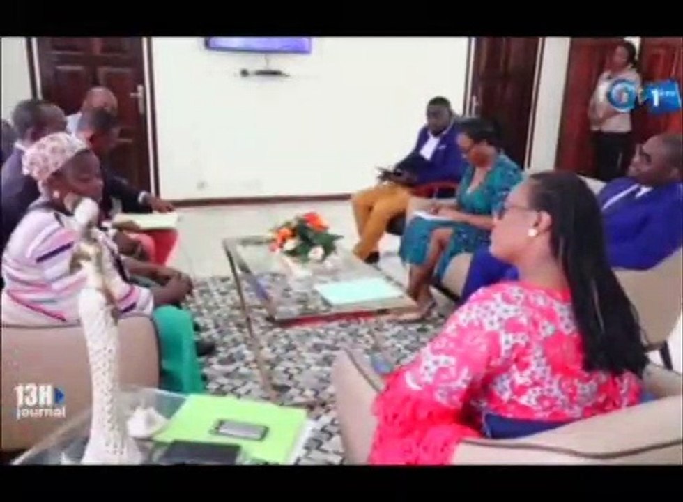 RTG - Les membres de l’ONG solidarité reçu en audience par le Ministre de la jeunesse du Gabon