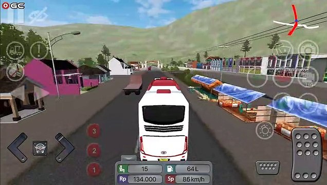 Bus Simulator Indonesia Sun Weather Bus Driver Simulation Games - Android Gameplay FHD #5