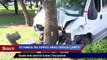 İstanbul’da servis aracı ağaca çarptı! 3 kişi yaralandı