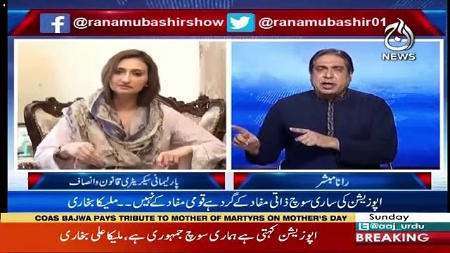 Aaj Rana Mubashir Kay Saath – 12th May 2019
