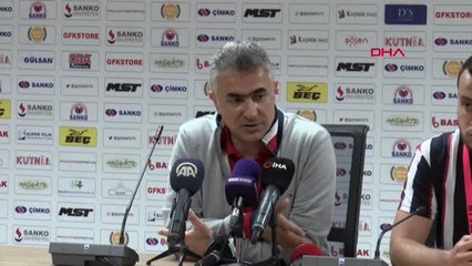 Spor Gazişehir Gaziantep - Gençlerbirliği Maçının Ardından