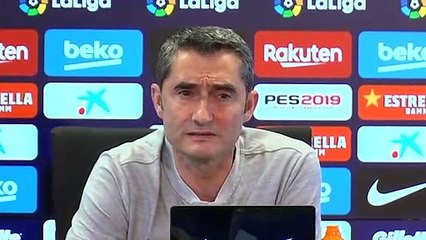 Valverde se siente "respaldado" pese a la eliminación del Barcelona en Champions