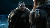 Jon leaves Winterfell and farewells Ghost  Tormund and Sam Game of Thrones