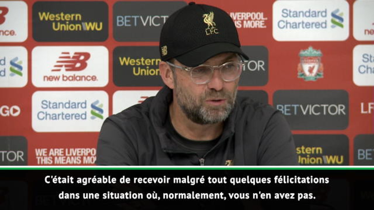 38e j. - Klopp : "Les gens ont aimé ce que les garçons ont fait cette saison"