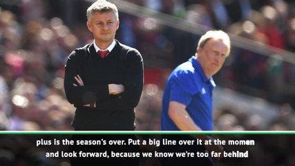 We hit a break wall towards the end of the season - Solskjaer