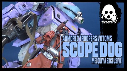Armored Troopers Votoms Scopedog | ThreeZero Figure (Melquiya Colour Exclusive) Review!