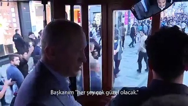 Erdoğan, Başkanım her şey çok güzel olacak diyen vatandaşa Daha güzel olacak diye yanıt verdi