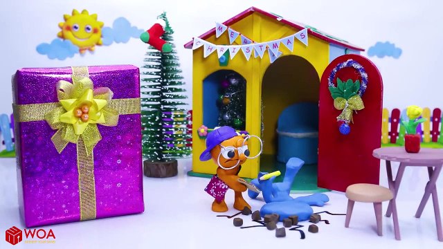 CLAY MIXER BUILDING LEGO HAMMER Animation Cartoons Play Doh