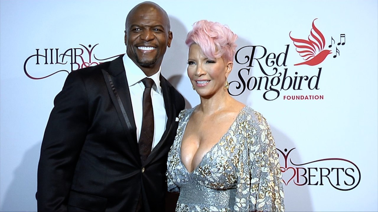 Terry Crews and Rebecca King-Crews "The Red Songbird Foundation" Launch Red Carpet
