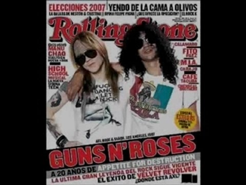 Guns N' Roses Wild Horses Live