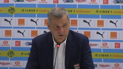36e j. - Genesio : "La victoire est méritée, le score un peu lourd"