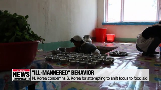 N. Korea condemns S. Korea for shifting focus to humanitarian aid