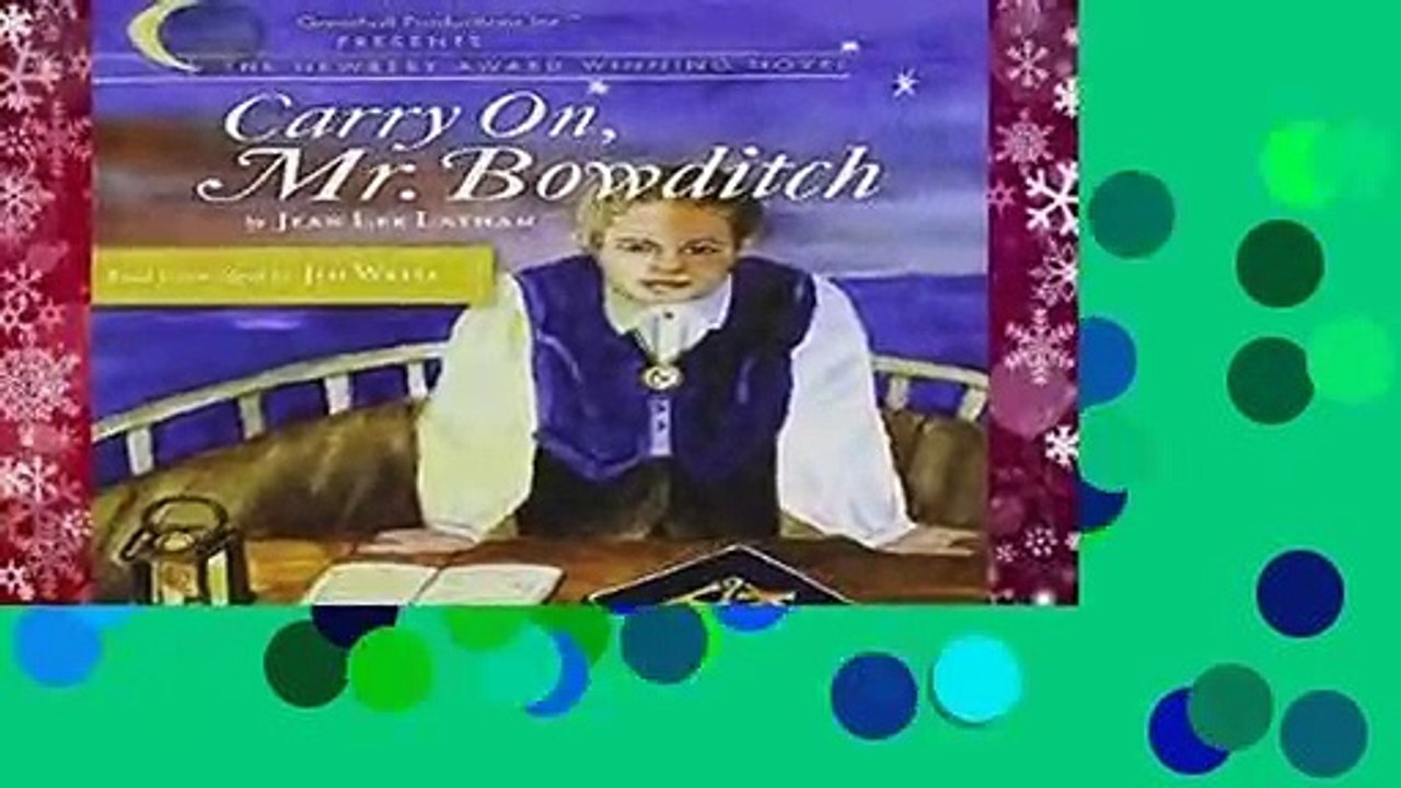 Carry on Mr. Bowditch video Dailymotion